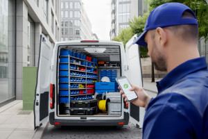 Scan-und-Drive-Lösung: Automatisierte Überprüfungen der Fahrzeugausrüstung