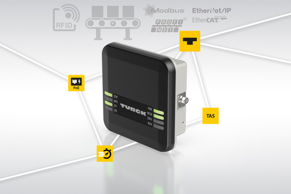Kompakter UHF-RFID-Reader mit EtherCAT von Turck