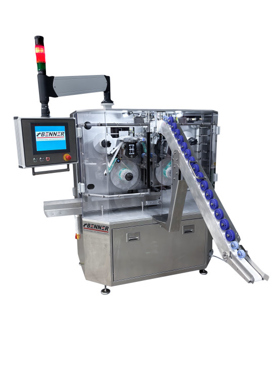 Neue Maschine von Benner MSA mit HERMA Etikettierern
