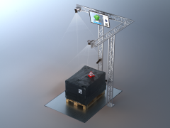 Erfasst Palettenmaße in weniger als einer Sekunde