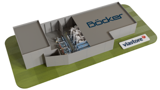 Böcker baut in Werne neues Lager mit viastore-Technologie: